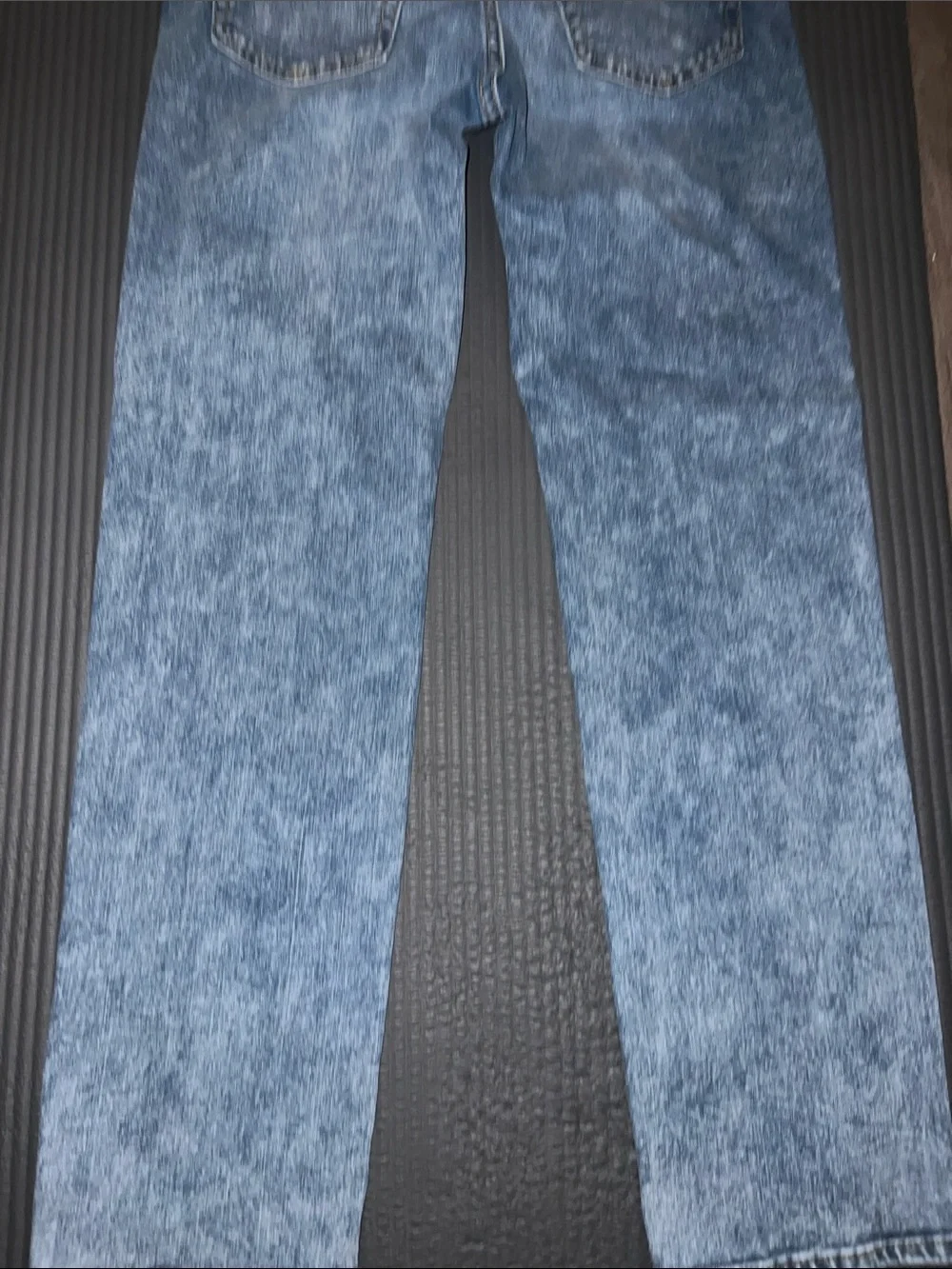 GAP Men's Washed Blue Straight Jeans